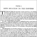 4. God's Relation to the Universe