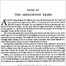 127. The Adolescent Years