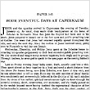 145. Four Eventful Days at Capernaum